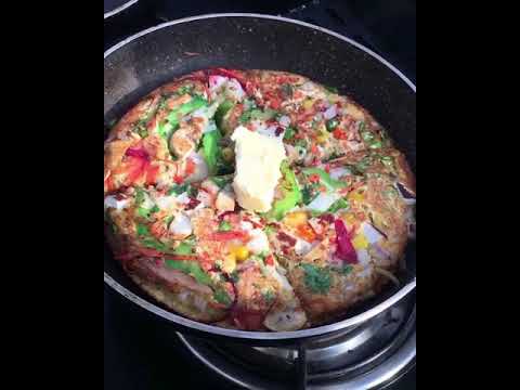 Cheesey Style Butter || mung Dall Veg Omelette || New Recipe So Yummy || 🤤 #Short