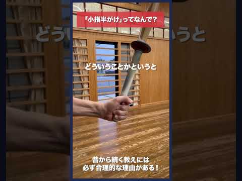 【剣道】「小指半がけ」とは？ #kendo #shorts