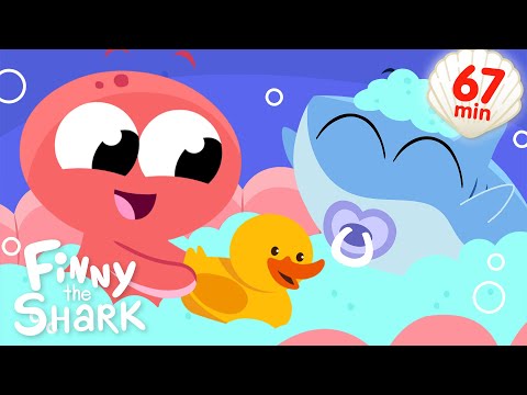 The Baby In The Bath + More Routines Songs! | Finny The Shark