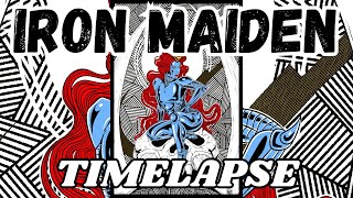 Drawing a Demon Slaying Metal Goddess in Clip Studio Paint I Iron-Maiden Art Timelapse