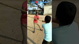 Students Practicing Stick Fight Self protection #students #school #protection #shorts