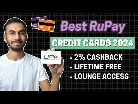 Best RuPay Credit Cards in India 2024 | Best Credit Cards in India 2024