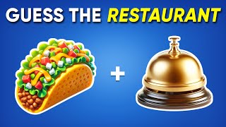 Guess the Fast Food Restaurant by Emoji? 🌮🍔 Daily Quiz