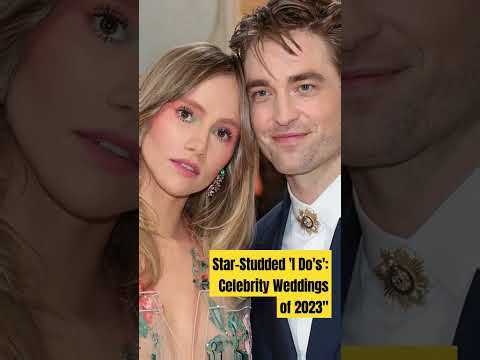 Star-Studded 'I Do's': Celebrity Weddings of 2023#holywood#viral#marriage