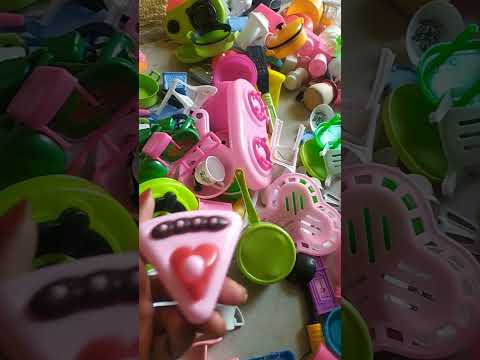 miniature kid's toys #kidstoys #kidsvideo #tinykitchenset #kitchenset #miniaturetoys #first