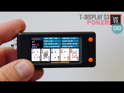 Poker for T-display S3 (update video)