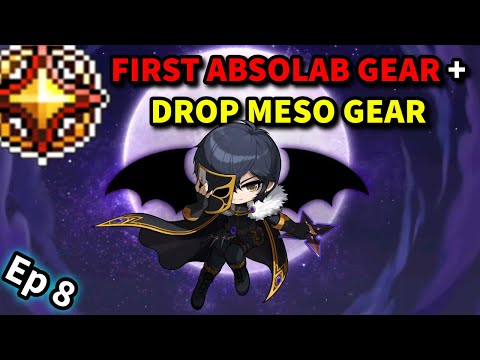 Maplestory Hyperion Fresh Account Progression Ep 8 | Getting First ABSOLAB Gear + Meso Drop Gear