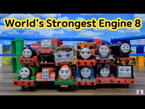 (NO.221) Thomas & Friends World's Strongest Engine 8 きかんしゃトーマス だれがいちばんつよい? プラレール トーマス おもちゃ 토마스와 친구들