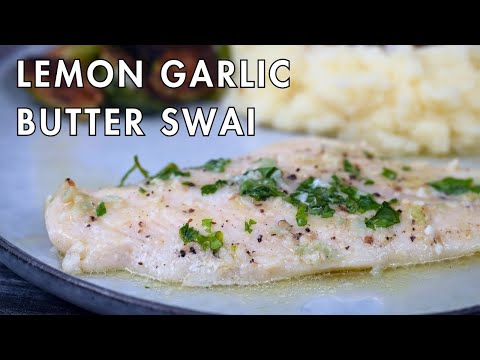 Easy Lemon Garlic Butter Swai Recipe | Cook From Frozen!