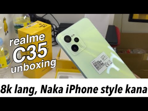 LAKAS MAKA PREMIUM DESIGN NG REALME C35 | unboxing vid #realmec35unboxing #realme #realmeC35