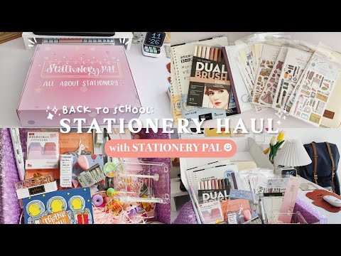 ✏️📓 back to school: stationery haul with stationery pal