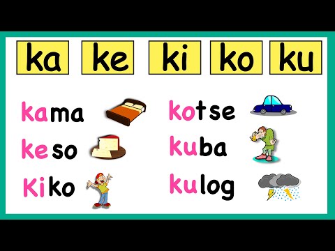 Tagalog Pagbasa || Ka Ke Ki Ko Ku