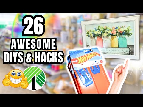 DOLLAR TREE DIYS & HACKS TO TRY IN 2024! | TRASH TO TREASURE