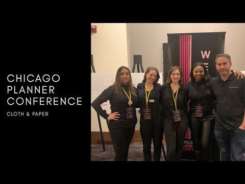 CHICAGO PLANNER CONFERENCE | CEO SUNDAY | CLOTH & PAPER