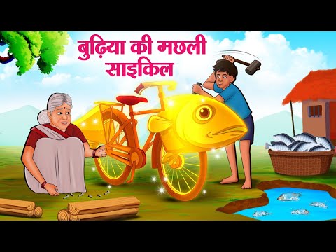 बुढ़िया की मछली साइकिल | Hindi Kahaniya | Moral Stories | Bedtime Stories | Story In Hindi