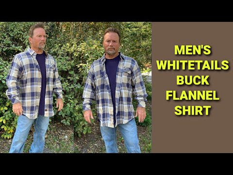 🎯 Best Men's Flannel Shirt for Fall ~ Whitetail Buck Camp Shirt Review