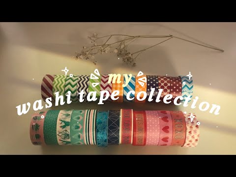 my washi tape collection 💫