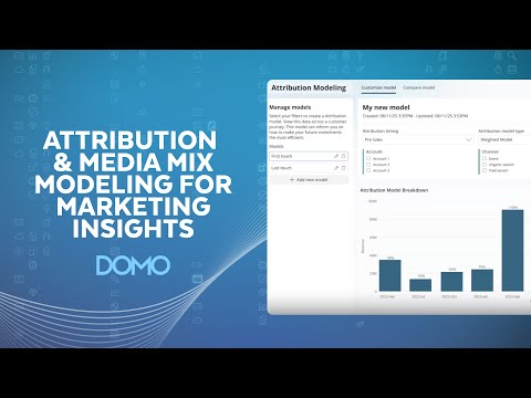 DEMO | Using The Domo Marketing App For Attribution Modeling And Media Mix Modeling