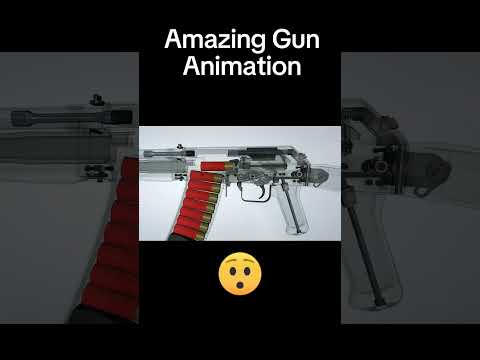 AMAZING GUN ANIMATION || @pearlsuniverse02  #trending #science #shorts