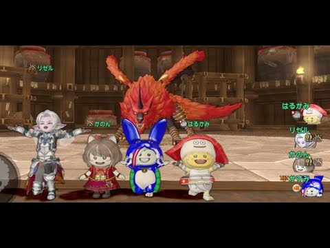 【ドラクエ10】人食い火竜 初討伐！戦天レン僧 5分8秒 20241225