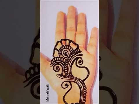 Easy simple arabic mehndi design #mehndi #youtubeshorts #shorts #viralvideo