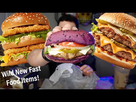 Fast Food Frenzy! Trying The Wildest New Menu Items Out Now! 🤤