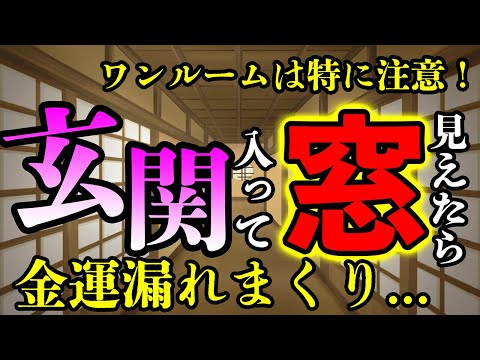 【玄関風水】玄関入って窓が見える家は超ヤバイ！運気を逃さないアイテムと効果的な対策とは？