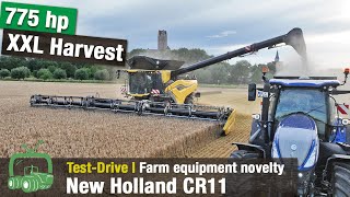 New Holland CR11 Test Drive | New XXL Combine | Zedelgem Factory Tour| CR10 | Farming