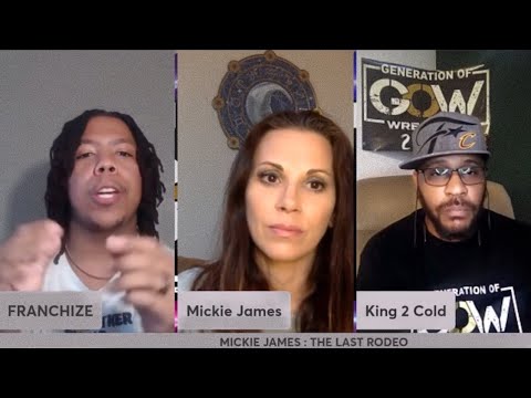 THROWBACK MICKIE JAMES INTERVIEW CLIP ! ( GENERATION OF WRESTLING PODCAST )