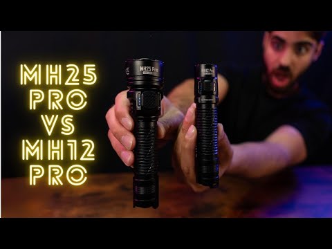 MH12 Pro Vs. MH25 Pro - What's the difference? | Nitecore Full Review & Comparison