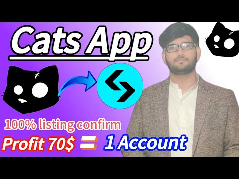 Cats || New Mining app || profit 70$ || #crypto #listing #airdrop #cats