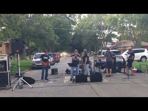 1 NIGHT STAND PLAYING ROBIN TROWER'S "TOO ROLLING STONED"AT GEORGE'S BLOCK PARTY   9 14 24