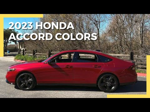 2023 Honda Accord Colors