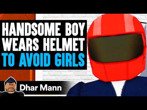 Handsome Boy WEARS HELMET To AVOID GIRLS | Dhar Mann x ShanePlays