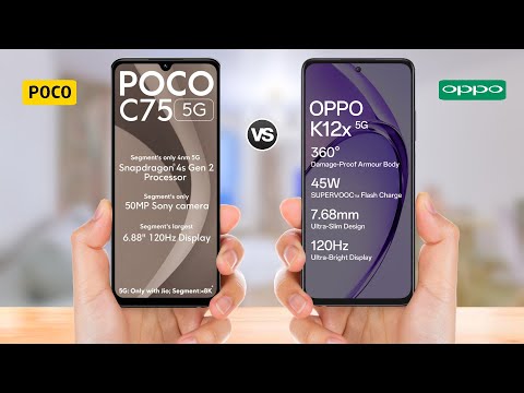 Poco C75 5g vs Oppo K12x 5g || Full Comparison