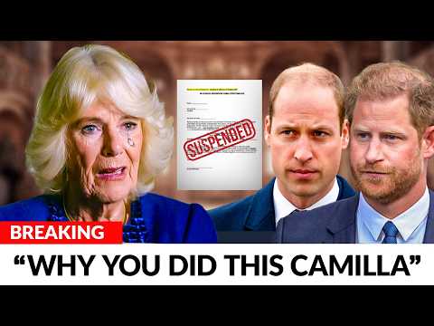 Camilla's SHOCKING Betrayal EXPOSED by Prince Harry and William!