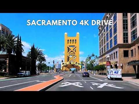 Sacramento 4K Driving Tour | Drive Through Downtown Sacramento