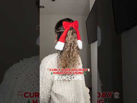 #Holiday #Hair #Styles 🎄 #bouncecurl #curlyhair #haircare #stylingtips