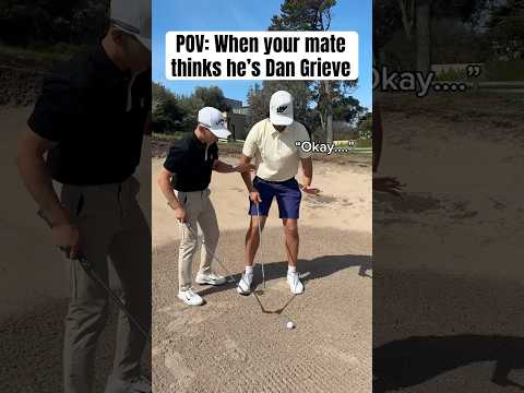 When your mate gives you a bunker lesson… 🤬 #golf #golfswing #simplegolftips #golfcoach