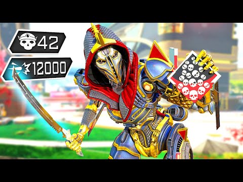 ASH 42 KILLS AND 12000 DAMAGE WAS AMAZING IN TWO GAMES (Apex Legends Gameplay)