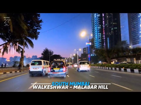 Malabar Hill Sunset Drive - Mumbai - 4K