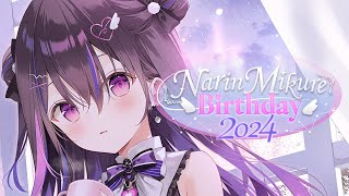 【BIRTHDAY 2024】  it's cake time!! 🎂 :3 【#VSPOEN #NarinMikure #NarinDay2024】