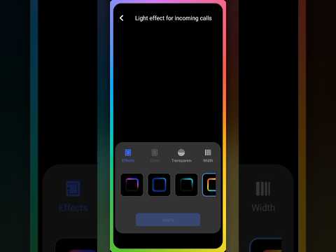 dynamic effect | border light | light effect for calling | border RGB light effect  colourful border