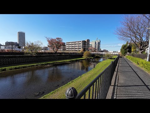 【東京編】柴崎駅から始まる散歩：４K  Japan Shibasaki