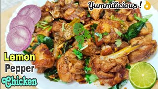 Lemon Pepper Chicken In Telugu👉Chicken Starter Recipe In Telugu | Lemon Chicken Telugu| Homely Taste