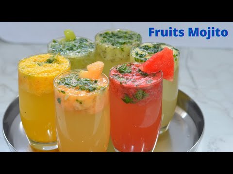 Fruits Mojito or Fruits ade Recipe - Summer Drink Recipe - Cool Drink Recipe #Mojitorecipe #mojito