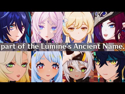 LUMINE's ANCIENT NAME Archon Quest Cutscene Genshin Impact 5.2 Story