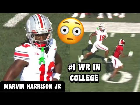 Marvin Harrison Jr 2023 ‘DEBUT’ 🔥 Ohio State Vs Indiana highlights | Marvin Harrison Jr Vs Indiana