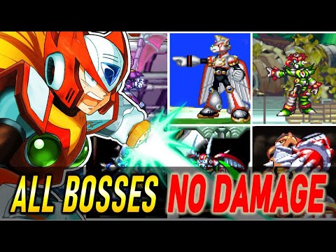 Mega Man X5: (ZERO - All Bosses) NO DAMAGE ~ Improvement Project Addendum