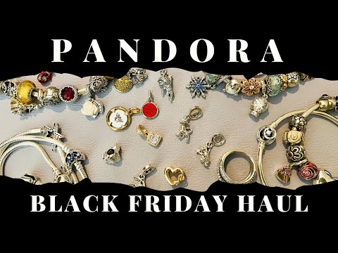 HUGE PANDORA HAUL!!  Black Friday & Cyber Monday 2024 ❤️🖤